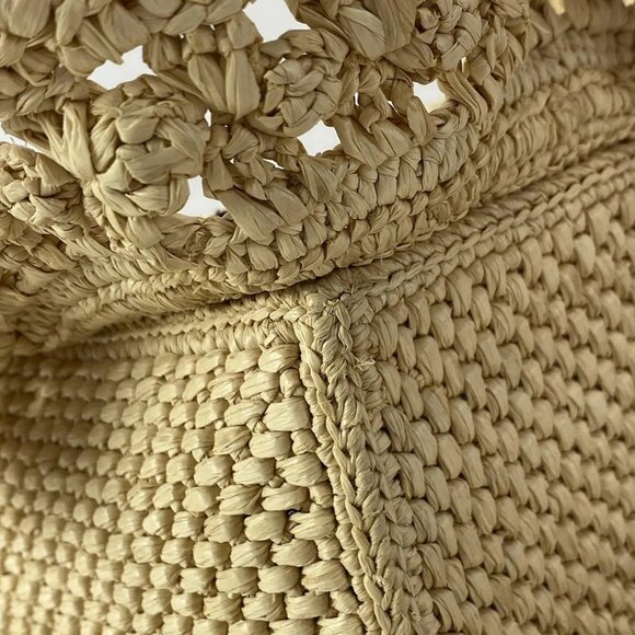 Auth LOEWE Loewe Font Tote Small ALF1B59X25 Natural Raffia - Tote Bag - Picture 6 of 15